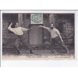 DOUBS: duel héroi-comique, touché, escrime - très bon état