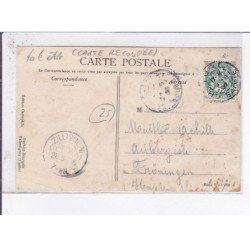 HERIMONCOURT: gare du tramway - état (carte recoupée)