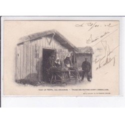 LA TESTE: triage des huitres avant l'emballage - très bon état