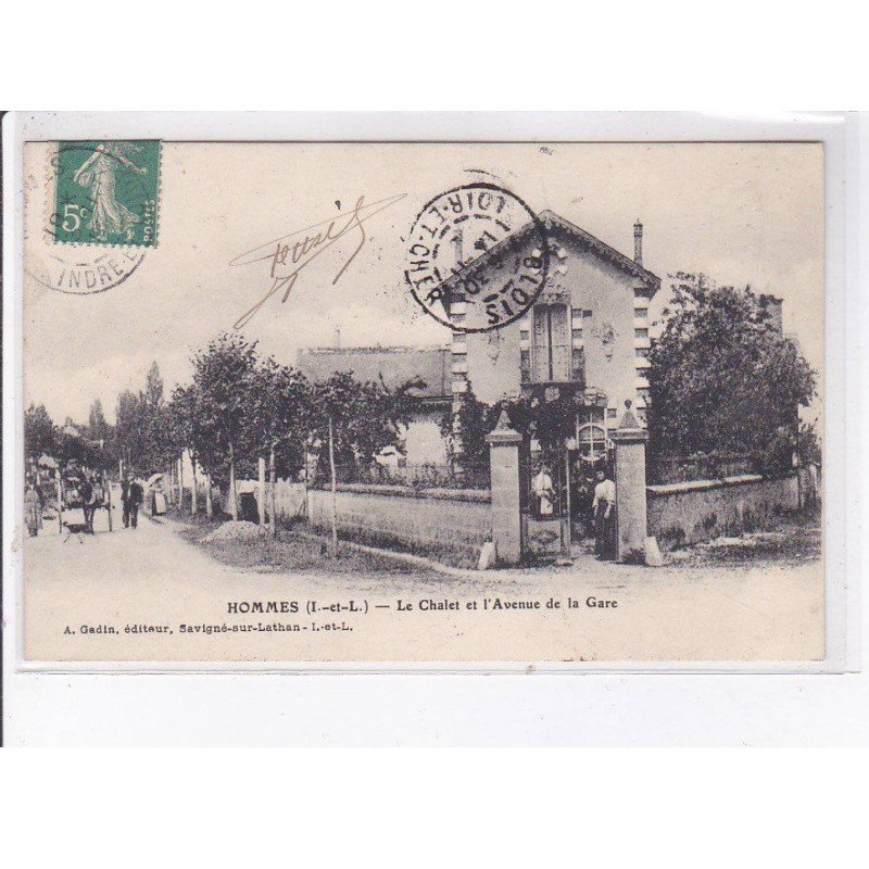 HOMMES: le chalet et l'avenue de la gare - très bon état
