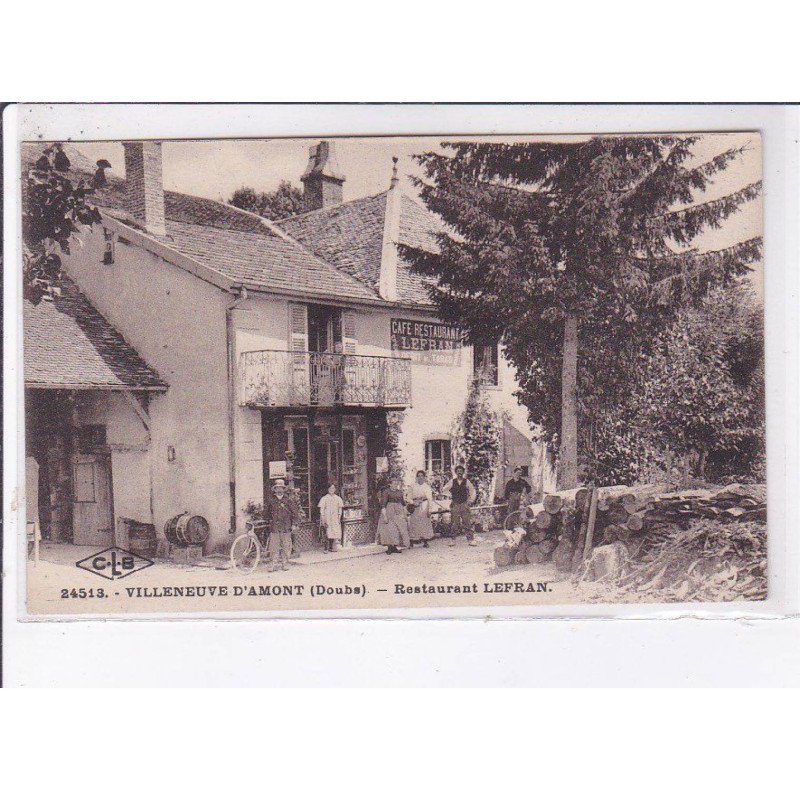 VILLENEUVE-D'AMONT: restaurant lefran - très bon état