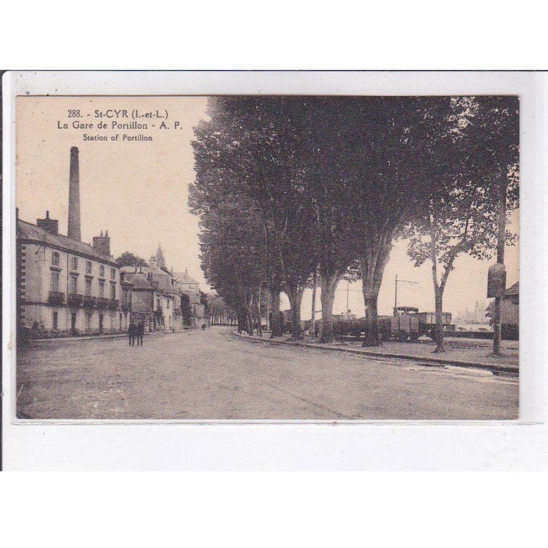 SAINT-CYR: la gare de portillon - très bon état