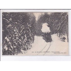 de MAICHE à MORTEAU: dans la forêt, tramway, chemin de fer - très bon état