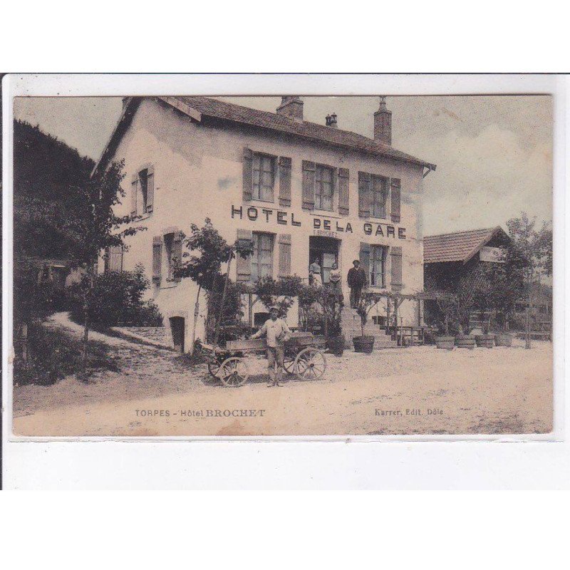 TORPES: hôtel brochet de la gare - état