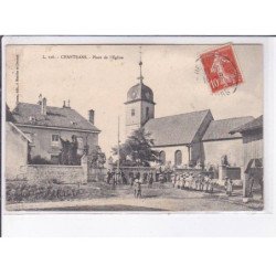 CHANTRANS: place de l'église - très bon état