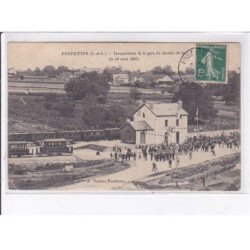 FONDETTES: inauguration de la gare du chemin de fer - état