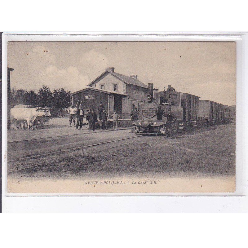 NEUVY-le-ROI: la gare - très bon état