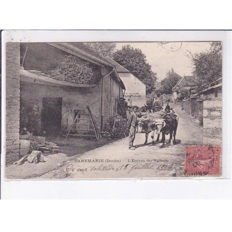 DANEMARIE: l'entrée du village - très bon état