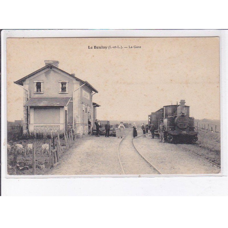 LE BOULAY: la gare - très bon état