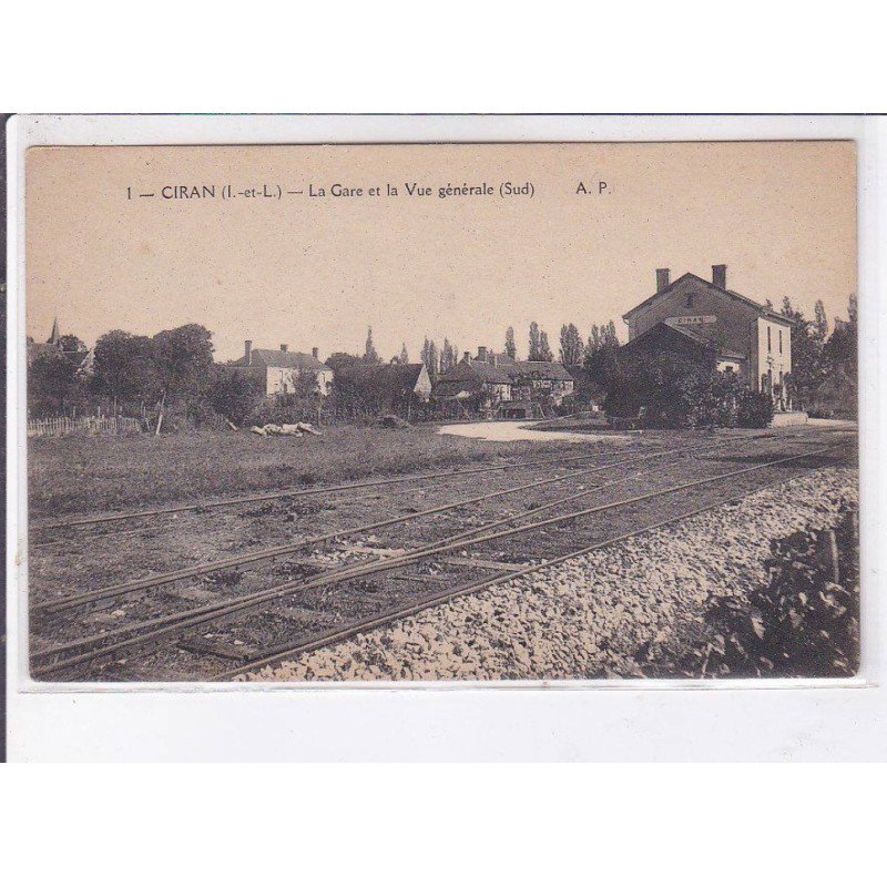 CIRAN: la gare et la vue générale (sud) - très bon état