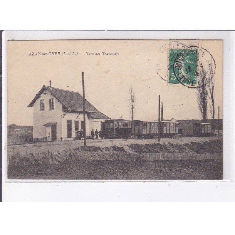 AZAY-sur-CHER: gare des tramways - très bon état