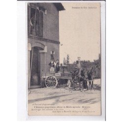 MIRAMAS: arrivage des raisins à la cave - très bon état