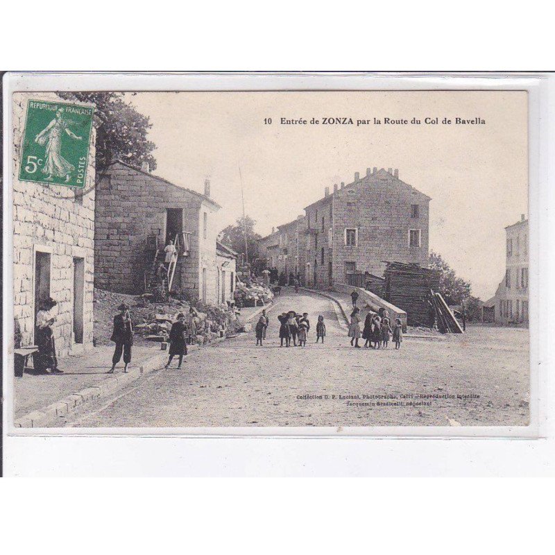 ZONZA: entrée par la route du col de bavella - état