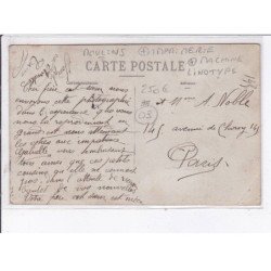 MOULINS: imprimerie, machine linotype - très bon état
