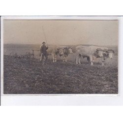 EURE ET LOIR ou OISE: agriculture, ferme, labour, 3CPA - très bon état