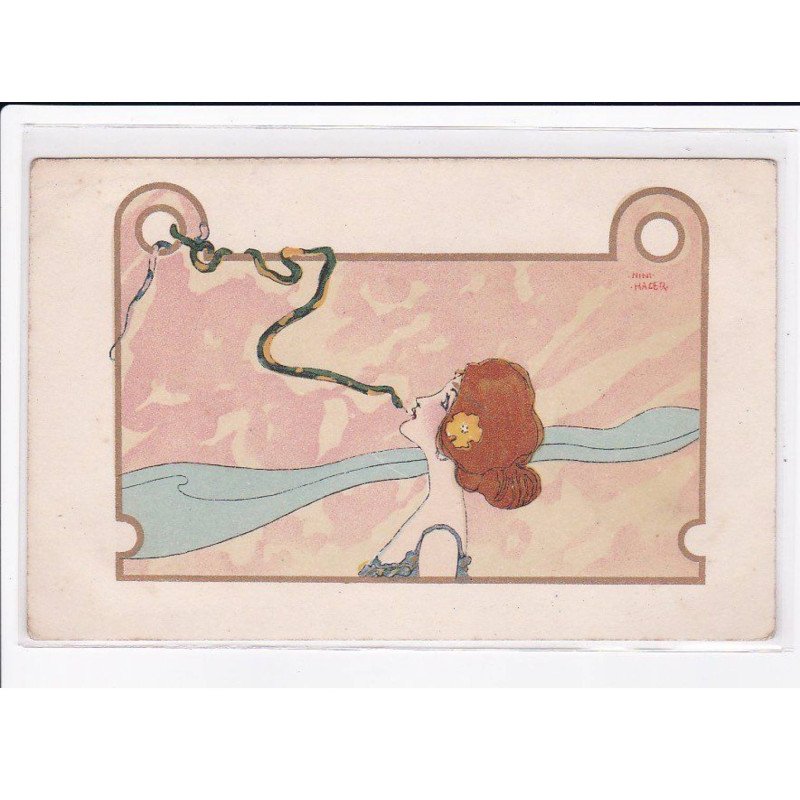 KIRCHNER Raphael (Nini Hager) : " femmes et animaux" (serpent) -  L1 - état