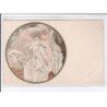 MUCHA Alphonse : carte postale du mois de Mars (variante sans le mois !) - très bon état