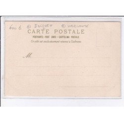 MUCHA Alphonse : carte postale du mois de Juillet (variante sans le mois !) - très bon état