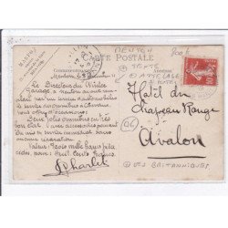 MENTON : carte photo de 2 attelages d'hotel (Les Britanniques - le Winter Palace) à vendre (Winter garage)-très bon état