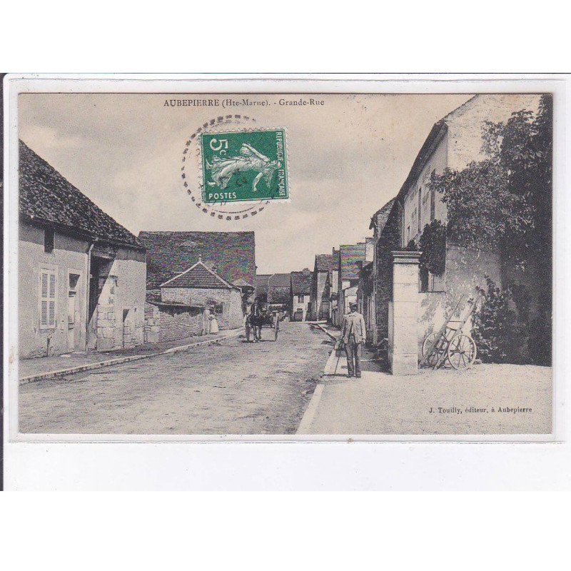 AUBEPIERRE: grande-rue - très bon état