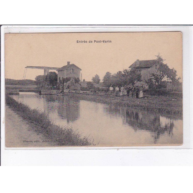 PONT-VARIN: entrée de pont-varin - très bon état