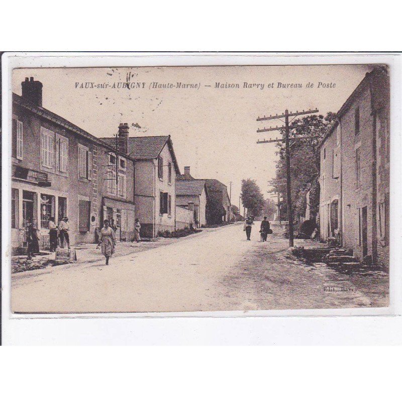 VAUX-sur-AUBIGNY: maison barry et bureau de poste - très bon état
