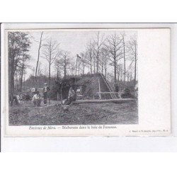 FOSSEUSE: bûcherons dans le bois - très bon état