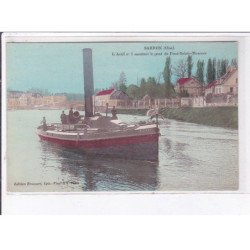 SARRON: l'actif n°1 montant le pont de pont-sainte-maxence, canal - très bon état