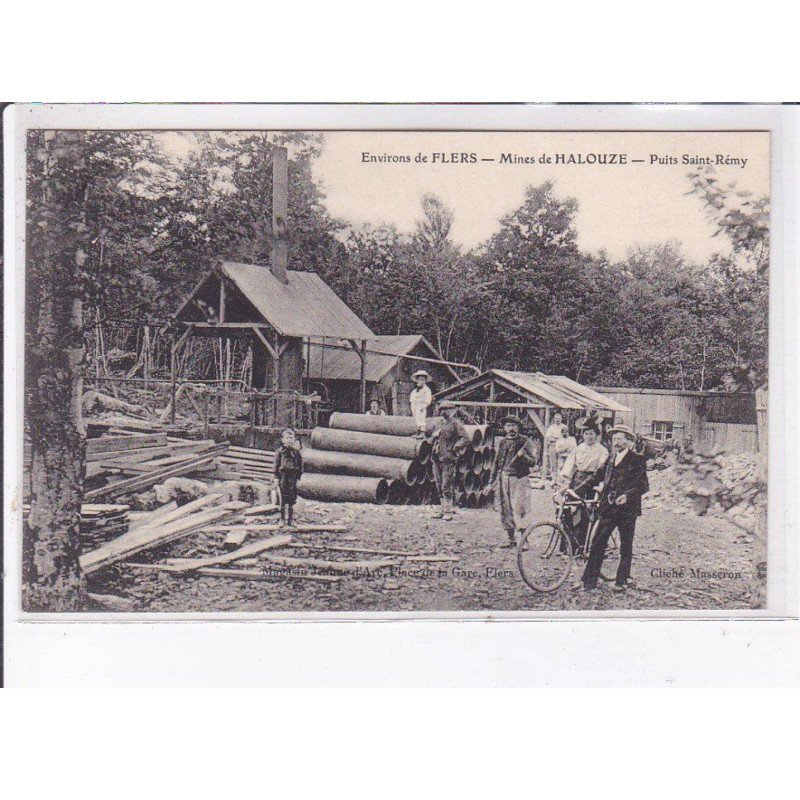 HALOUZE: mines, puits saint-rémy - très bon état