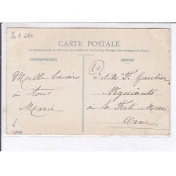 CARROUGES: souvenir des fêtes 1908, le char des électriciens, la patrie - état