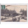 COURGEOUT: la gare, train venant de condé-sur-huisne - état