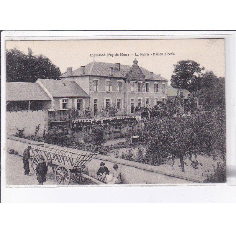 ESPINASSE: la mairie, maison d'école - très bon état
