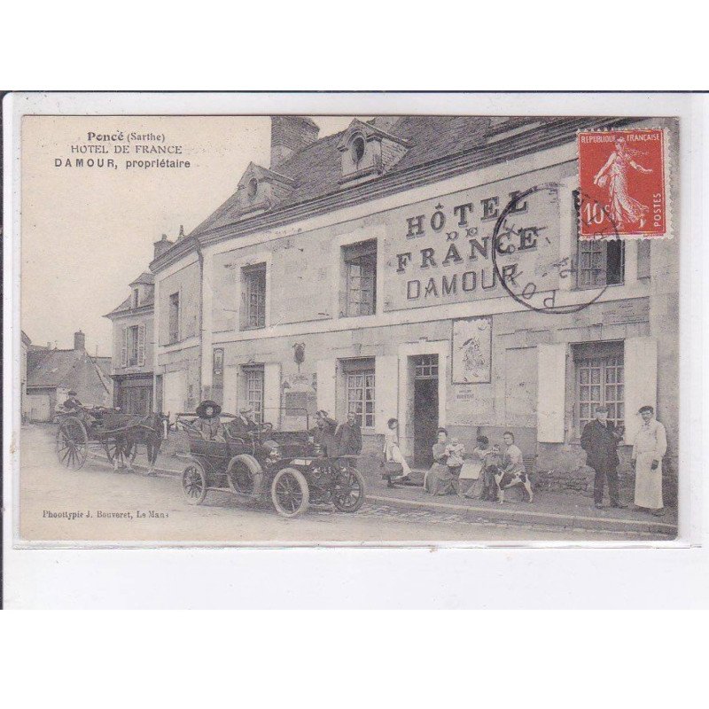 PONCE: hôtel de france, damour - très bon état