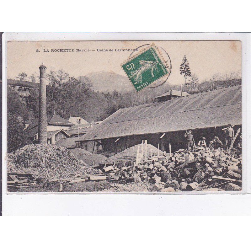 LA ROCHETTE: usine de cartonnerie - état