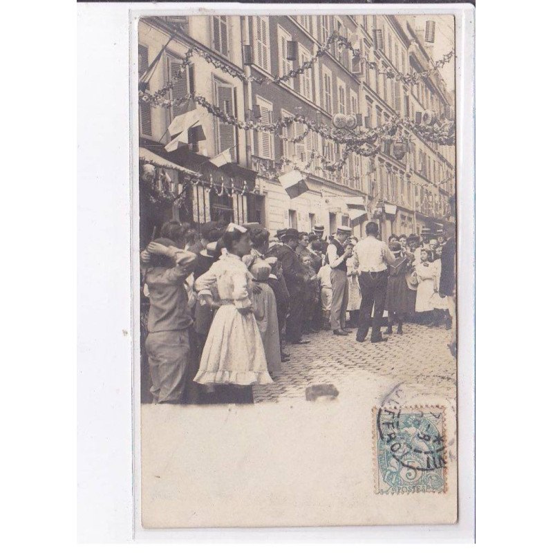 PARIS: fête, jeu colin maillard - très bon état
