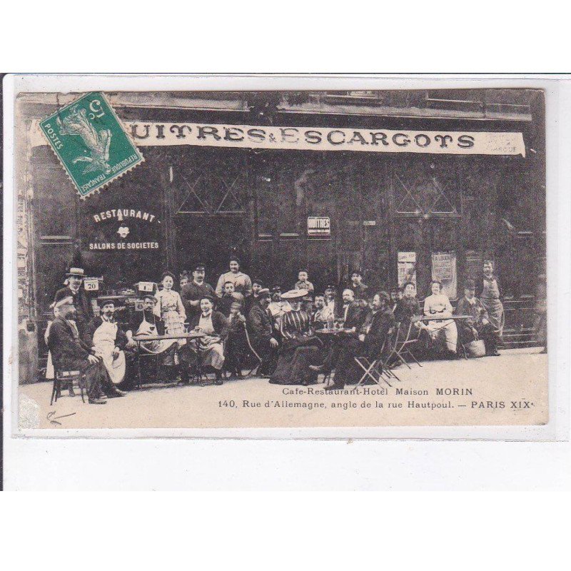 PARIS: café-restaurant-hôtel, maison morin - état