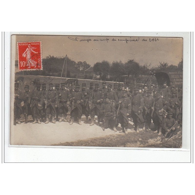 AZAY LE RIDEAU - CARTE PHOTO - MILITAIRES - FELIX POTIN - très bon état