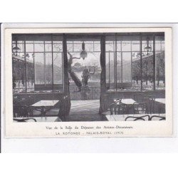 PARIS: 75001, vue de la salle du déjeuner des artistes-décorateurs, la rotonde, palais-royal 1915 - très bon état