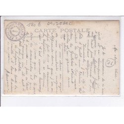 CAUDEBEC: grand bateau (LES TRAITS) - très bon état