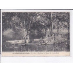 CONDE-SAINTE-LIBIAIRE: la pêche en marne 28 octobre 1910 - très bon état