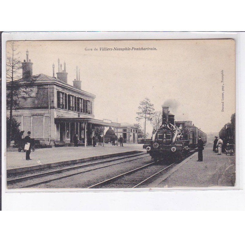 VILLIERS-NEAUPHLE-PONTCHARTRAIN: gare - très bon état