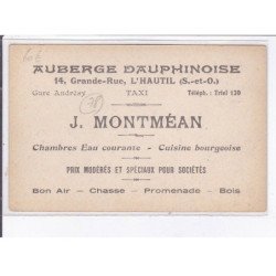 L'HAUTIL: auberge dauphinoise J. Montméan - très bon état