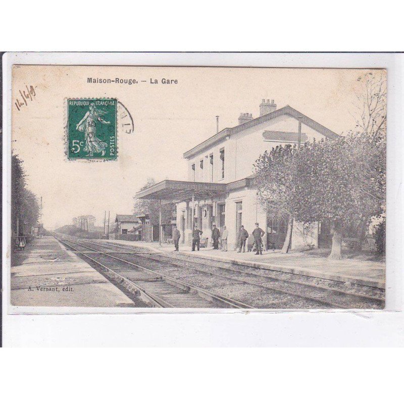 MAISON-ROUGE: la gare - très bon état