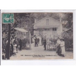 HOUILLES: restaurant de l'oiseau bleu, rue de la fédération - très bon état