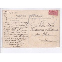 CONTY: la rue de l'hospice, café-restaurant devallois-mille - état