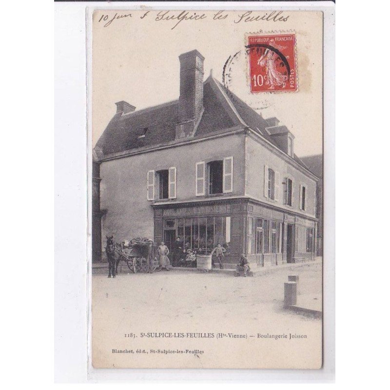 SAINT-SULPICE-les-FEUILLES: boulangerie joisson - très bon état