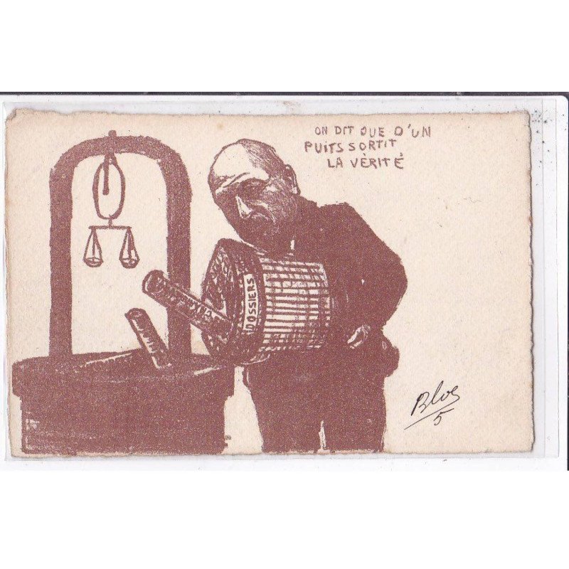 JUDAICA : AFFAIRE DREYFUS - illustrée pour "le Bloc" - très bon état