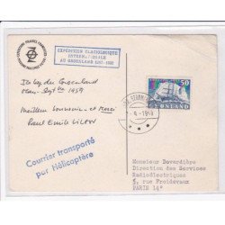 POLAIRE : lot de 11 cartes postales et 1 devant de lettre dont 6 avec l'autographe de Paul Emile Victor - bon état