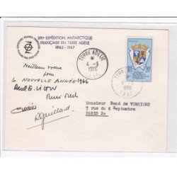 POLAIRE : lot de 11 cartes postales et 1 devant de lettre dont 6 avec l'autographe de Paul Emile Victor - bon état