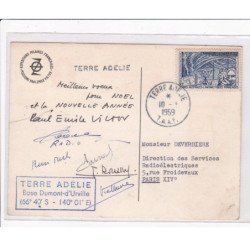 POLAIRE : lot de 11 cartes postales et 1 devant de lettre dont 6 avec l'autographe de Paul Emile Victor - bon état